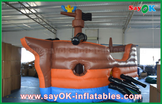 Large Corsair Ship Shape Inflatable Bouncer Slide Castle For Kinds Playing