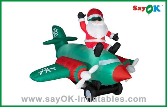 Large Inflatable Santa Claus Outdoor Blow Up Christmas Decorations With SGS