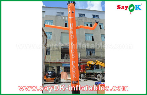 Mini Air Dancer Red / Orange / Blue Inflatable Air Dancer / Sky Dancer With With CE Blower For Outdoor Advertising