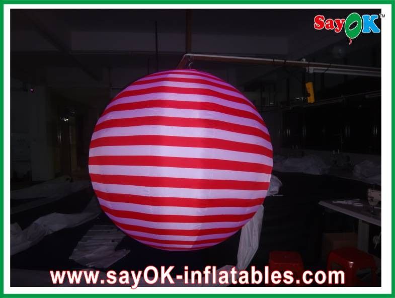 Led Lighting Inflatable Lighting Decoration Hanging Ball CE / UL Blower