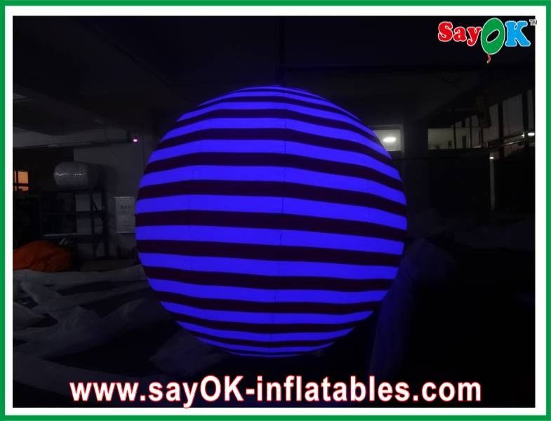 Led Lighting Inflatable Lighting Decoration Hanging Ball CE / UL Blower