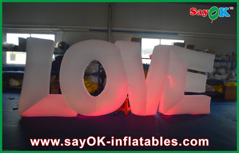 Romantic Lighting Inflatable Stage Commercial For Engaging Party
