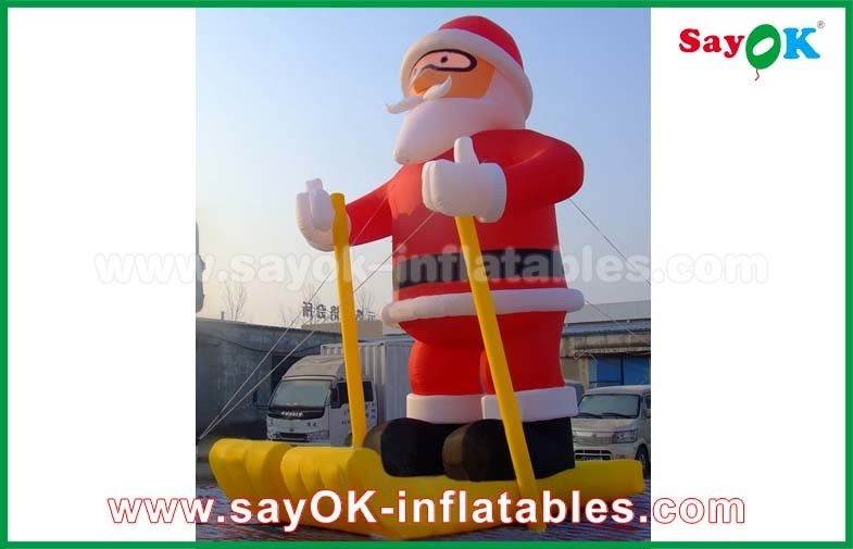 Customzied Various Inflatable Santa Claus Cartoon Characters For Christmas