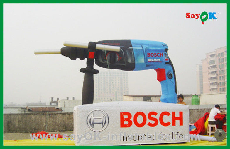 PVC Giant Custom Inflatable Products Inflatable Drill Model For Promotion