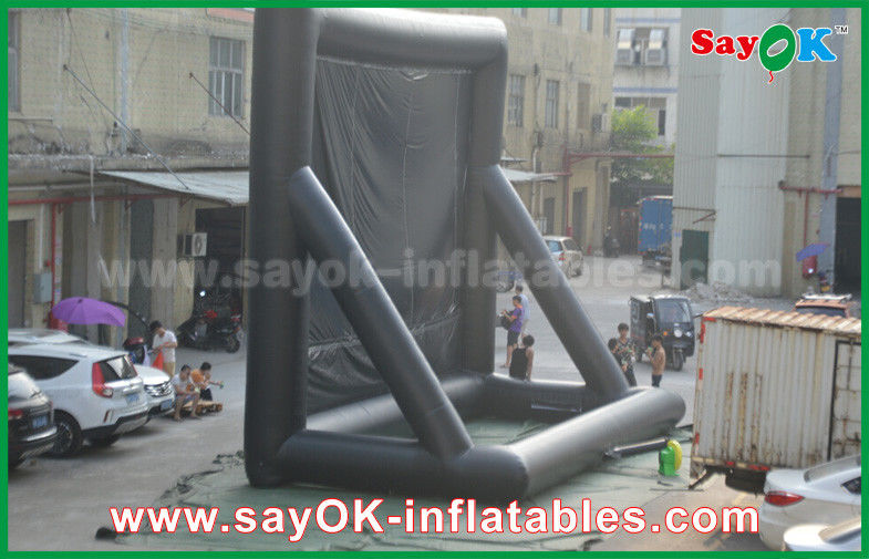 Backyard Movie Screens Inflatable Air Cinema , Outdoor Giant Inflatable Movie Screen For Advertising / Amusement