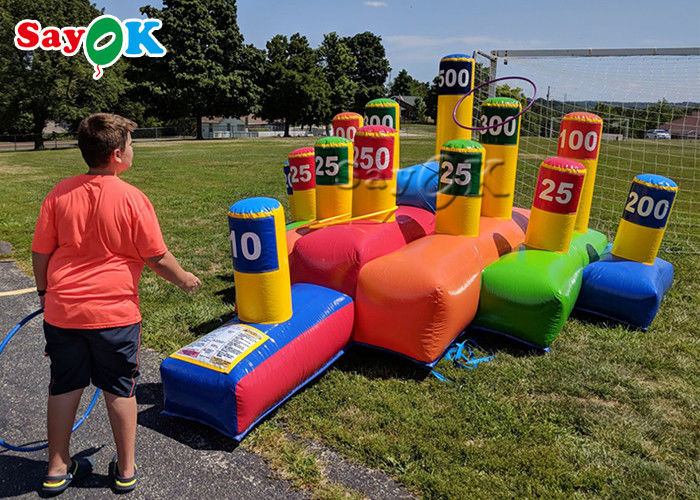 Outdoor Inflatable Games UV Resistance 2.3x2.1m Small Inflatable Hoopla Game Outdoor