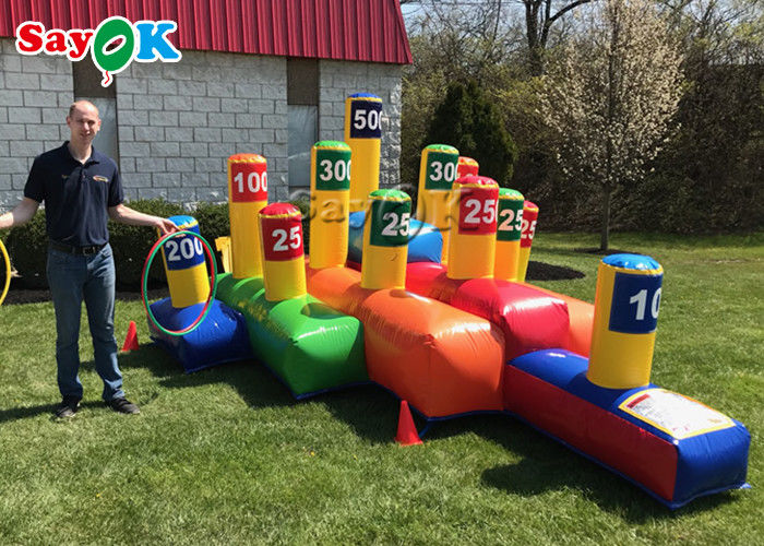 Outdoor Inflatable Games UV Resistance 2.3x2.1m Small Inflatable Hoopla Game Outdoor