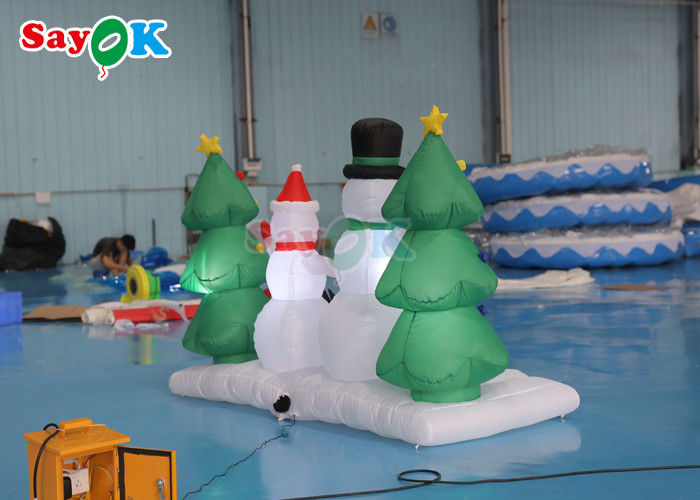 Large Outdoor Lighting Snowman Santa Blow Up Christmas Tree Inflatables Yard Decorations