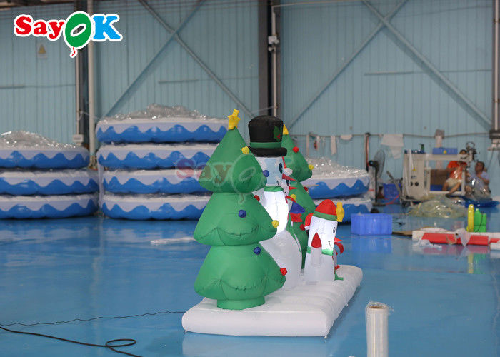 Large Outdoor Lighting Snowman Santa Blow Up Christmas Tree Inflatables Yard Decorations