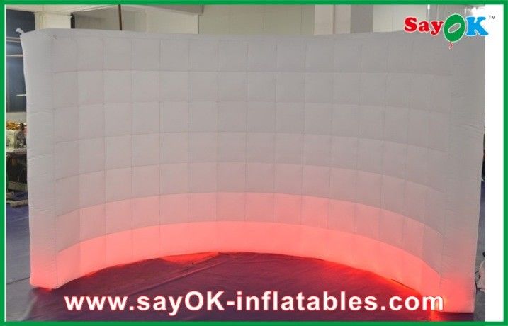 Party Tent Oxford Cloth Inflatable Air Tent White Wedding Inflatable Wall Inflatable Led Wall
