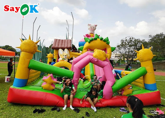 Comércio de segurança inflável Bouncer grande trampolim para crianças playground