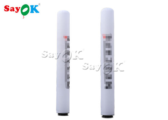 0.63x5mH Colunas de luz LED infláveis para eventos / decoração de palco