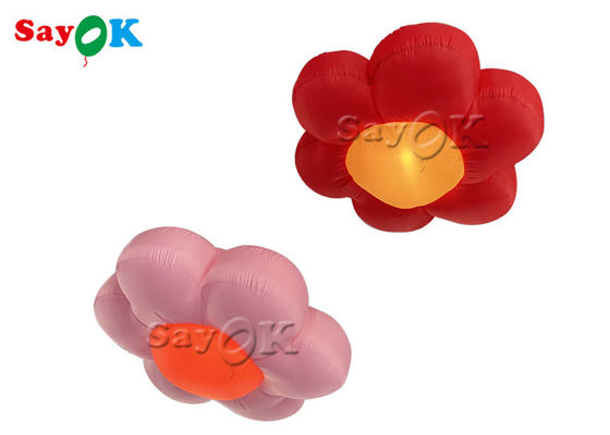 Custom 1.5m 2m 190T Iluminação inflável artificial Flor