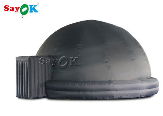 360 Dome Projection 5/6m Tenda de Planetário Inflável Negra Portátil