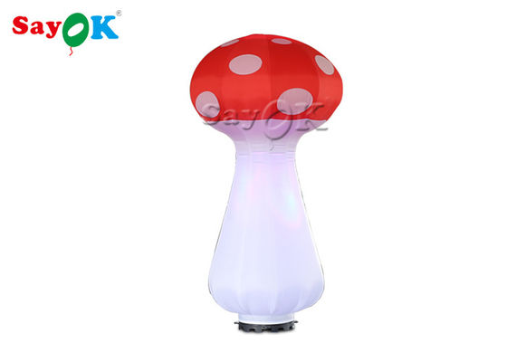 Modelo de cogumelo inflável LED personalizado para decoração de eventos / festas