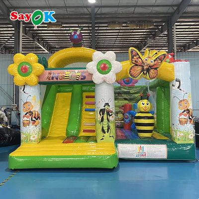 Corrediça inflável Insect Paradise Combo Jumping Castle para parque de diversões