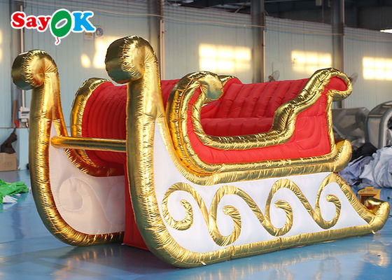trenó inflável do trenó do Natal do festival das decorações do feriado de 4x2m