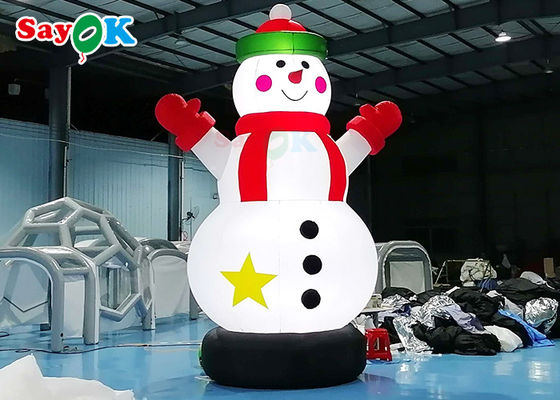 ornamento infláveis do Natal de pano de 210D Oxford para a decoração da atividade
