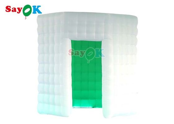 A cabine oval Inflatble da foto do armazém conduziu a barraca com ventilador de ar