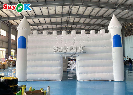 Barraca Bouncy branca feita sob encomenda do castelo da barraca inflável da jarda para o peso leve do banquete de casamento