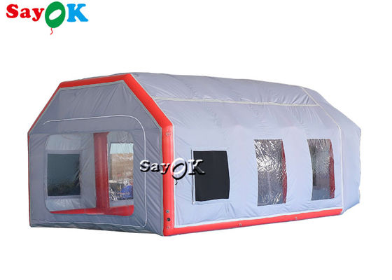 UV impermeável inflável da cabine de pulverizador do carro de Gray Air Tight Inflatable Tent da barraca do trabalho anti