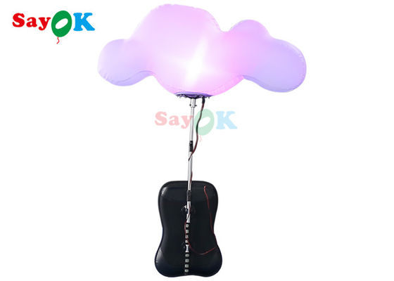 decoração de iluminação inflável da bola da trouxa de 0.8m para anunciar a atividade