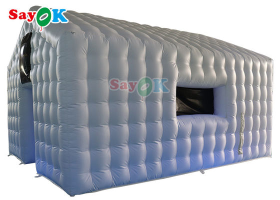 Cor branca da casa inflável material comercial do salto do Pvc