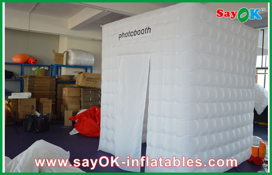 210D Oxford Cloth Inflatable Photo Booth com luz led
