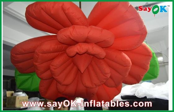 Iluminação inflável de casamento Decoração / Iluminação inflável de flores vermelhas