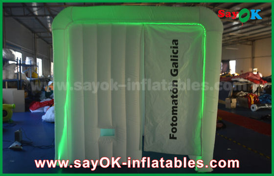 Cabine inflável inflável com iluminação do diodo emissor de luz, ventilador da foto do estúdio 2.3*2*2.2m da foto de ar padrão do CE/Ul