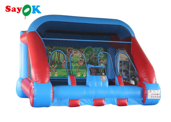Jogo azul vermelho do carnaval de Inflable do jogo do tiro do IPS dos jogos infláveis comerciais dos esportes