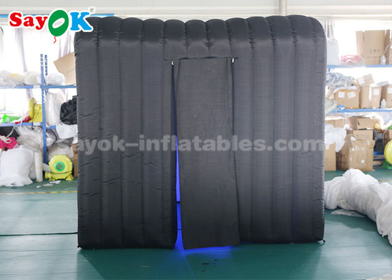 Cabine inflável portátil da foto das decorações infláveis do partido com o ventilador de ar interno para a promoção