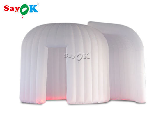 Cabine inflável branca 4*3*2.4m da foto da cabine da foto do Natal com ventilador de ar e o controlador remoto