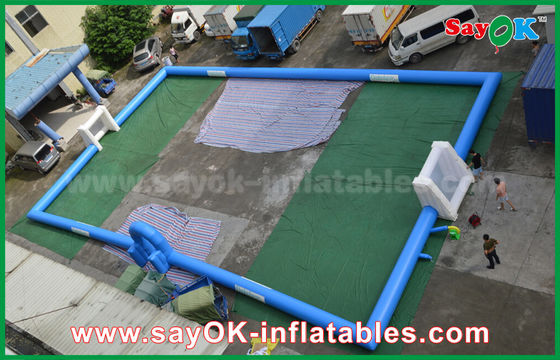 Adultos PVC Tarpaulin Crianças inflável Campo de futebol / futebol para fora