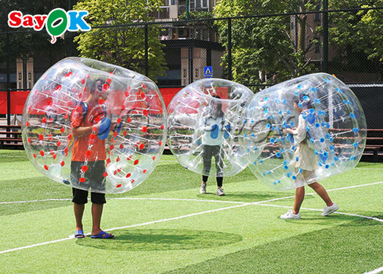 Jogos infláveis para a bola inflável humana clara da bolha do corpo dos adultos para Team Building Sports Game