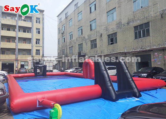 20*10*2m Travessia de PVC Jogos desportivos infláveis / Campo de futebol inflável