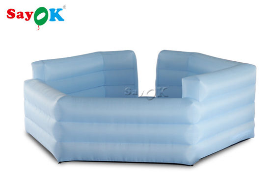 Jogos infláveis infláveis do ventilador de ar de Gaga Ball Pit With Electric dos jogos dos esportes de pano de Oxford para crianças