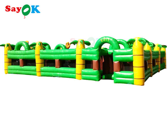 Jogos de partido infláveis engraçados grandes de Maze For Adults Kids Inflatable da palmeira dos jogos dos esportes
