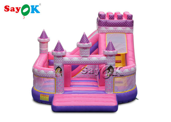 Kid Impermeável Princesa Rosa Inflavel Boucing Castelo 5x5.5x4.2m