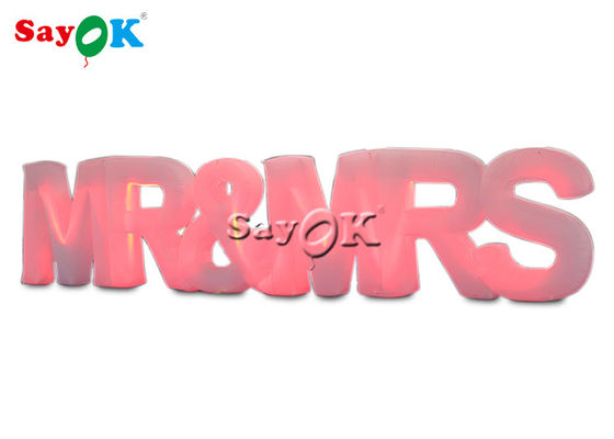 6.17x1.2mH Letras Led Infláveis Para Decoração de Eventos Publicitários