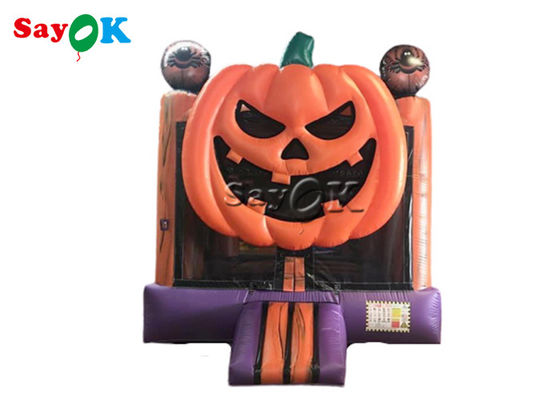 Adultos Salto Castelo Abóbora Halloween inflável salto