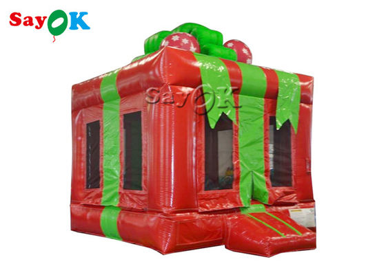 Impressão comercial de seda de castelo inflável de Natal