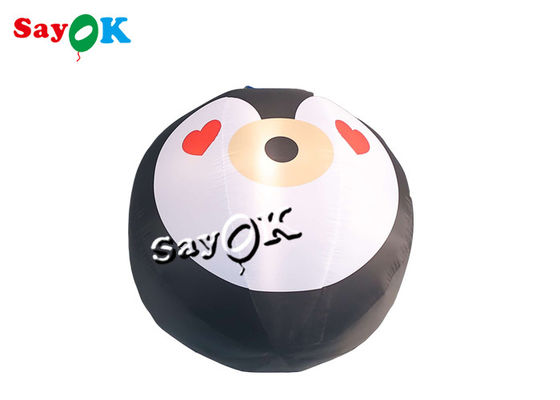 3.3ft Blow Up Xmas Decoration Led Mascote Animado Pinguim Balão Luz