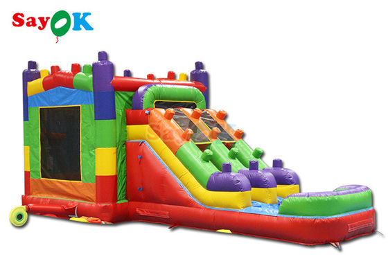 Comércio Inflável Bounce de Água Gigante Engraçado Quintal Bounce House Slide