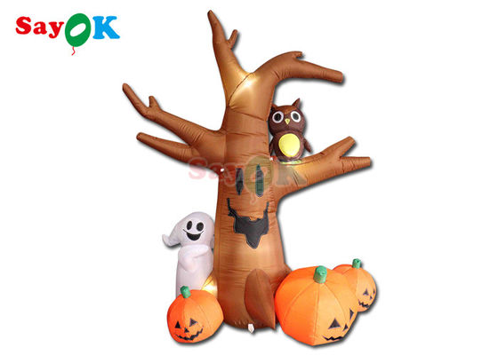 2mH Blow Up Pumpkin For Yard Outdoor Ghosts Árvore Decoração de Halloween
