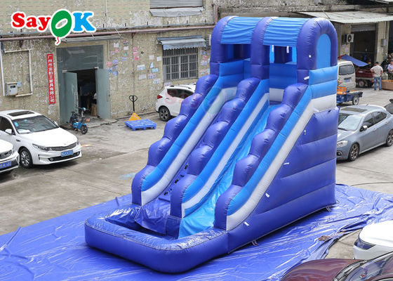 Amazing Fun Tarpaulin Inflatable Water Slide Com Pool Bounce Slide Inflatable Water Slides Para Crianças