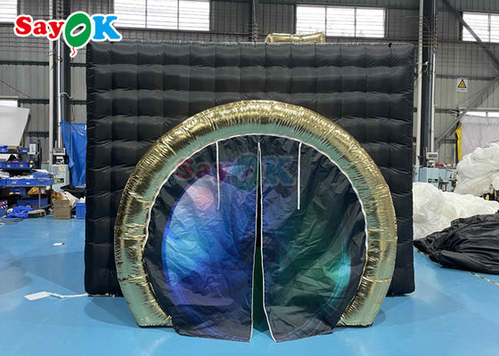 Led inflável Photo Booth Recinto portavel tenda câmera inflável Photo Booth para eventos