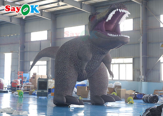 Personagens de desenhos animados Ferozes Dinossauro Personagens de desenhos animados infláveis 5m para exposição
