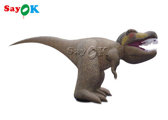 Dinossauro inflável de Natal 5m 15ft mascote inflável T-Rex Tyrannosaurus Dinossauro para exposição