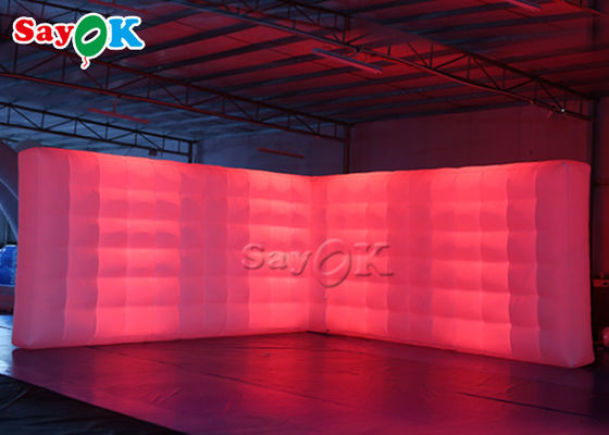 Lâmpada LED de festa feita sob medida 5x2.5mH Parede de ar inflável